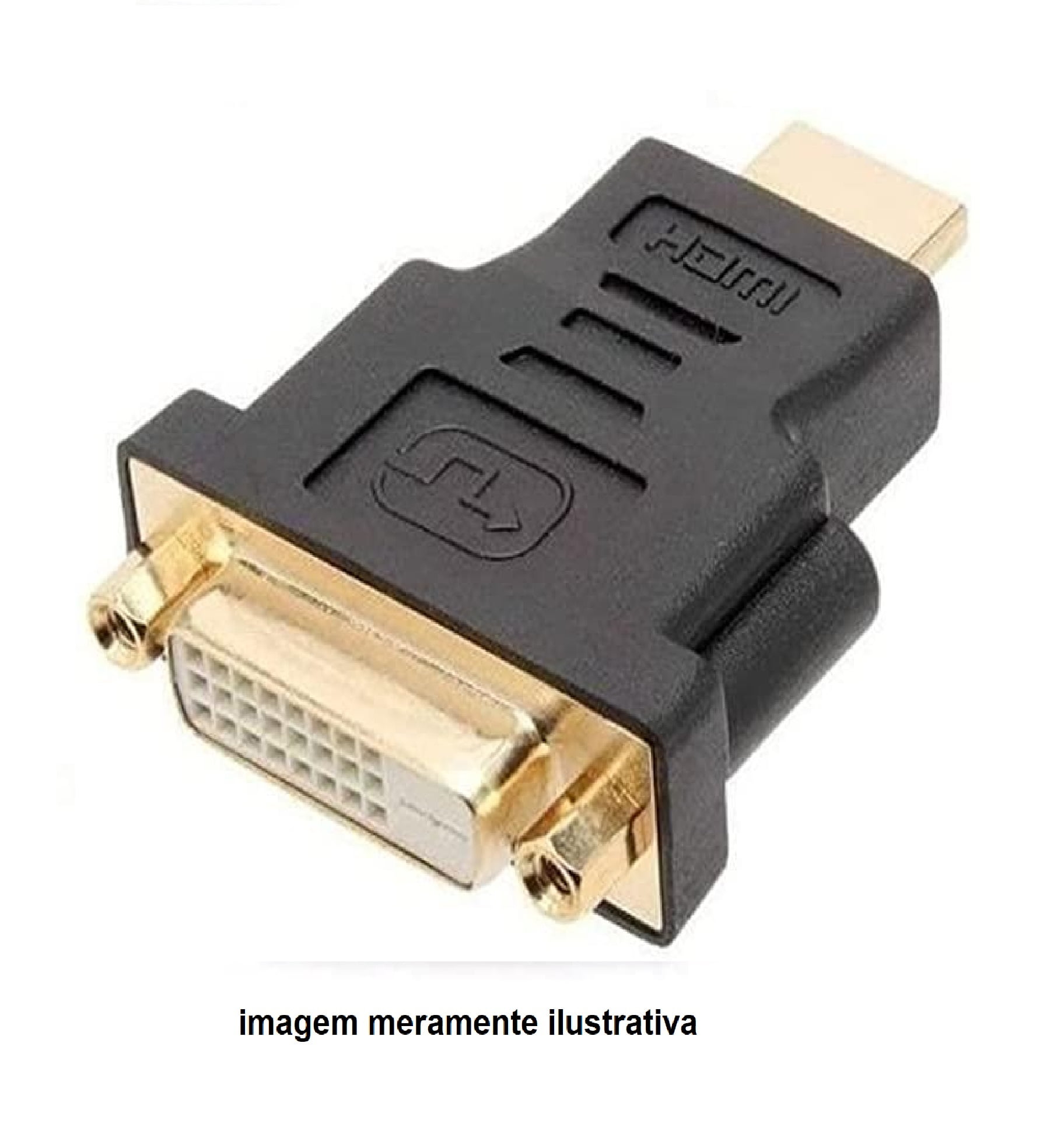 ADAPTADOR DVI - DVI 24+5 FEMEA PARA HDMI MACHO